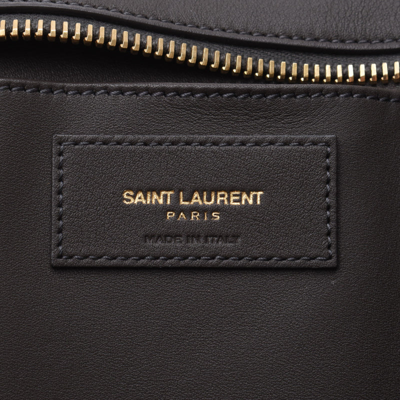 Saint Laurent Sun Laurent Kavas Gray Gold Gold Bracket女性凝乳手袋A级使用Silgrin