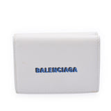 Balenciaga valenciaga现金迷你紧凑型钱包白色男女通用Curf三折钱包B等级使用Silgrin