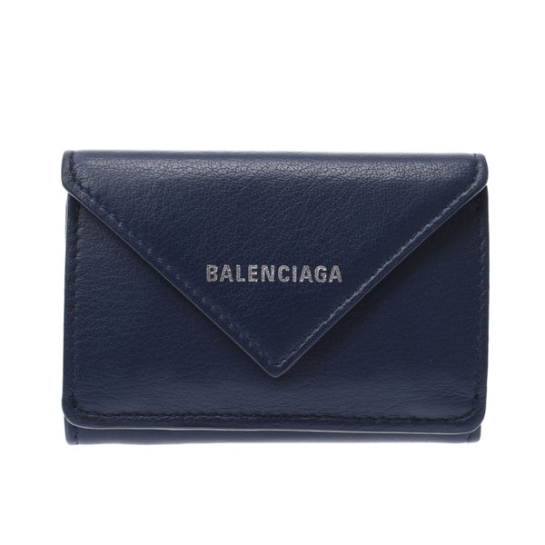 Balenciaga valenciaga纸迷你钱包Tomoe 391446女性的凝乳三折钱包AB排名使用了Silgrin