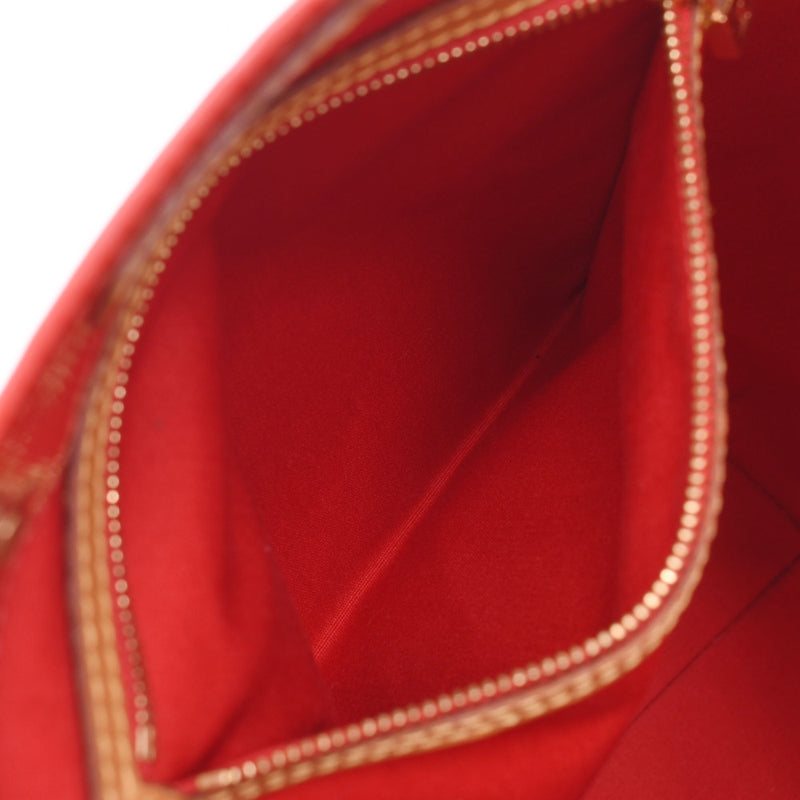 Louis Vuitton Louis Vuitton Verni Lead MM Tote Bag Rouge M91086 Women's Monogram Verni Handbag B Rank Used Sinkjo