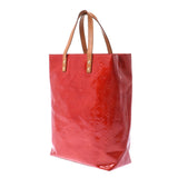 Louis Vuitton Louis Vuitton Verni Lead MM Tote Bag Rouge M91086 Women's Monogram Verni Handbag B Rank Used Sinkjo