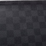 路易威登路易威登Damier Graphit Polt Documan Black N48247男士Dumier Graphit Canvas离合器袋AB排名使用Silgrin