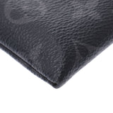 Louis Vuitton Louis Vuitton Monogram Exclipse Pochette Discovery Black M62291 Men's Monogram Eclipse Canvas Clutch Bags AB Rank Used Silgrin