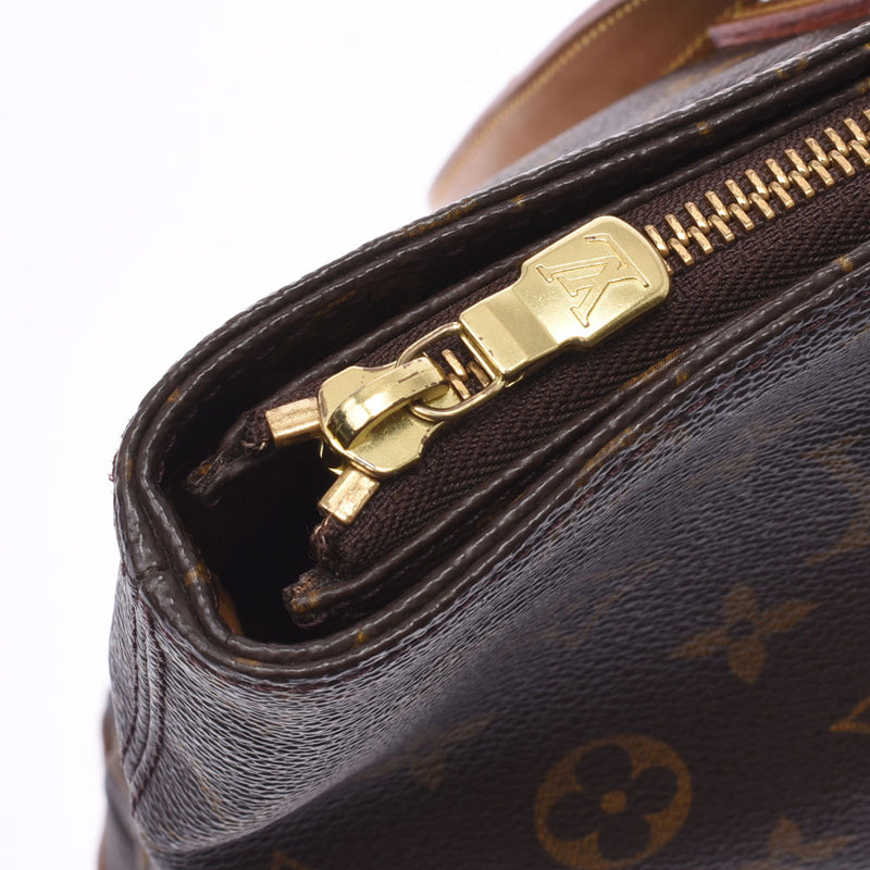 Louis Vuitton Louis Vuitton Monogram Kaba Mezo Tote包棕色M51151男女皆宜音乐帆布手提包B等级使用Silgrin