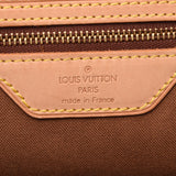 Louis Vuitton Louis Vuitton Monogram Kaba Mezo Tote包棕色M51151男女皆宜音乐帆布手提包B等级使用Silgrin