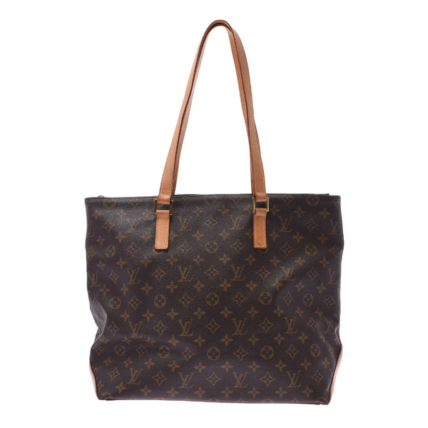 Louis Vuitton Louis Vuitton Monogram Kaba Mezo Tote包棕色M51151男女皆宜音乐帆布手提包B等级使用Silgrin