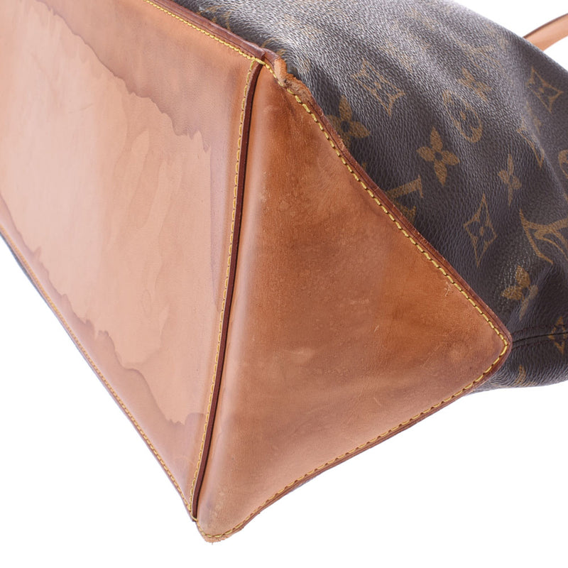 Louis Vuitton Louis Vuitton Monogram Kaba Mezo Tote包棕色M51151男女皆宜音乐帆布手提包B等级使用Silgrin