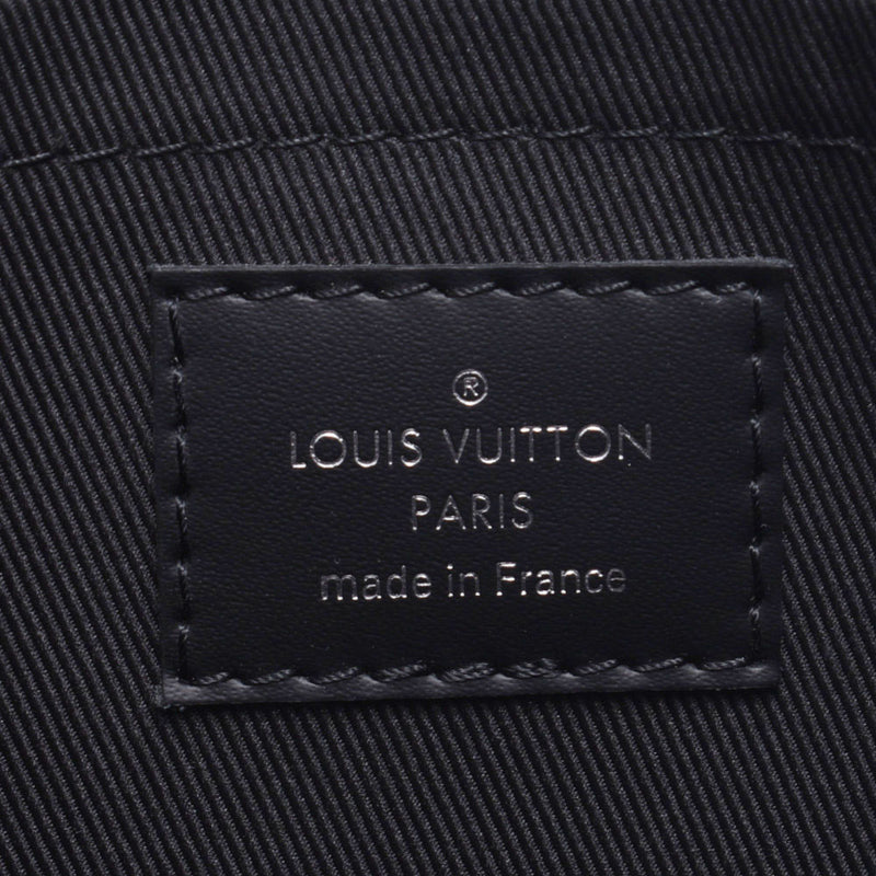 Louis Vuitton Louis Vuitton Monogram Eclipse Pochette Discovery Black / Grey M62291 Mon's Monogram Eclipse Cambus离合器包新的Sanko