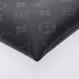 Louis Vuitton Louis Vuitton Monogram Eclipse Pochette Discovery Black / Grey M62291 Mon's Monogram Eclipse Cambus离合器包新的Sanko