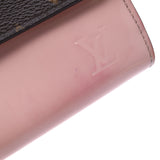 Louis Vuitton Louis Vuitton Monogram Portfoille Cherry Wood Rose Balleline M61719 Women's Patent Leather Long Wallet B Rank Used Silgrin