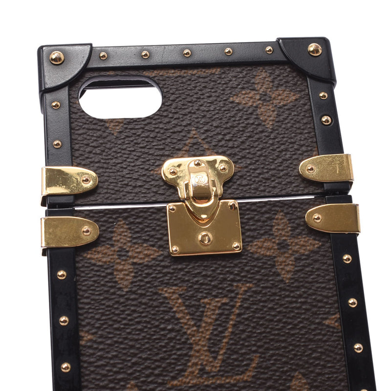 Louis Vuitton Louis Vuitton Monogram Aite Rank iPhone 7 Brown / Black M64479 Unisex Brand Accessories B Rank Used Silgrin