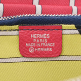Hermes Hermes Azaplong Silk Inn Rose Extreme A Engraved (around 2017) Women's Vauepson Long Wallet AB Rank Used Silgrin