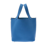 Hermes Hermes Picon Lock PM Blue Freeder Silver Football Y Steel (around 2020) Women's Triyo Clemance Handbag New Ginkgo