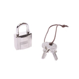 Hermes Hermes Picon Lock MM黑色银色支架Z刻（2021左右）女式三重钢铁手提包新的银杏