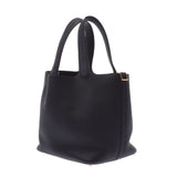 Hermes Hermes Picon Lock MM黑金支架Z刻（2021左右）女士Triyo Clemance手提包新水池
