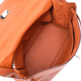 Hermes Hermes Kelly 35 Intelliked 2way Bag Orange Silver Flocky□Q立即（2013年左右）UniSEX Triyo克莱默手提包B排名使用水池