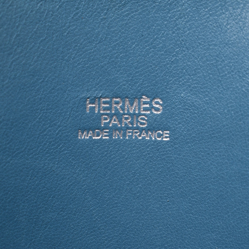 HERMES エルメス ボリード 37 2WAYバッグ ブルージーン シルバー金具  □I刻印(2005年頃) レディース トリヨンクレマンス ハンドバッグ Bランク 中古 銀蔵