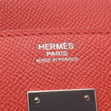 Hermes Hermes Burkin 30 Rose Jaipur Silver Bracket C Engraved (around 2018) Women's Voepson Handbag A-rank used Silgrin