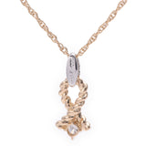 Celine Celine ladies PT900 / k18yg / diamond necklace