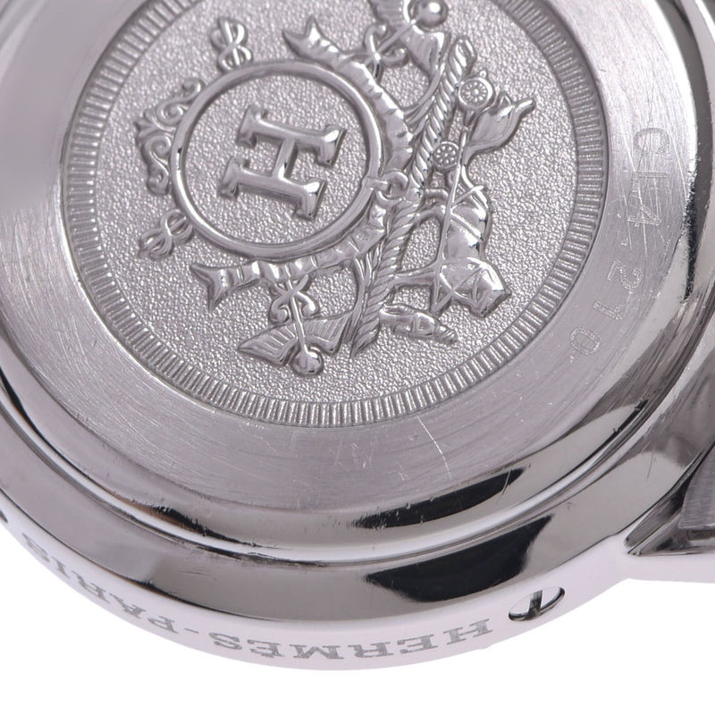 HERMES エルメス クリッパー CL4.210 レディース SS 腕時計 クオーツ 白文字盤 Aランク 中古 銀蔵