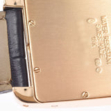 Cartier Cartier Tank American LM Chronori Flex WB702151 Men's YG / Leather Watch Quartz Silver Dealer A-Rank Used Sinkjo