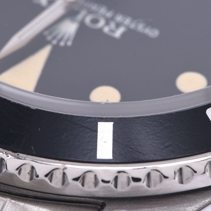 ROLEX ロレックス サブマリーナ 針交換 フチなし クラスプコードG（1983年）FF593 16800 メンズ SS 腕時計 自動巻き 黒文字盤 ABランク 中古 銀蔵