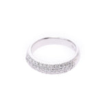 PONTE VECCHIO Pontevekio Diamond 0.40ct No. 6 Ladies K18WG Ring / Ring A Rank Used Silgrin