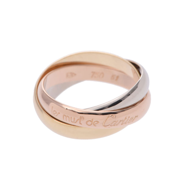 カルティエトリニティ スリーカラー #51 ユニセックス リング・指輪