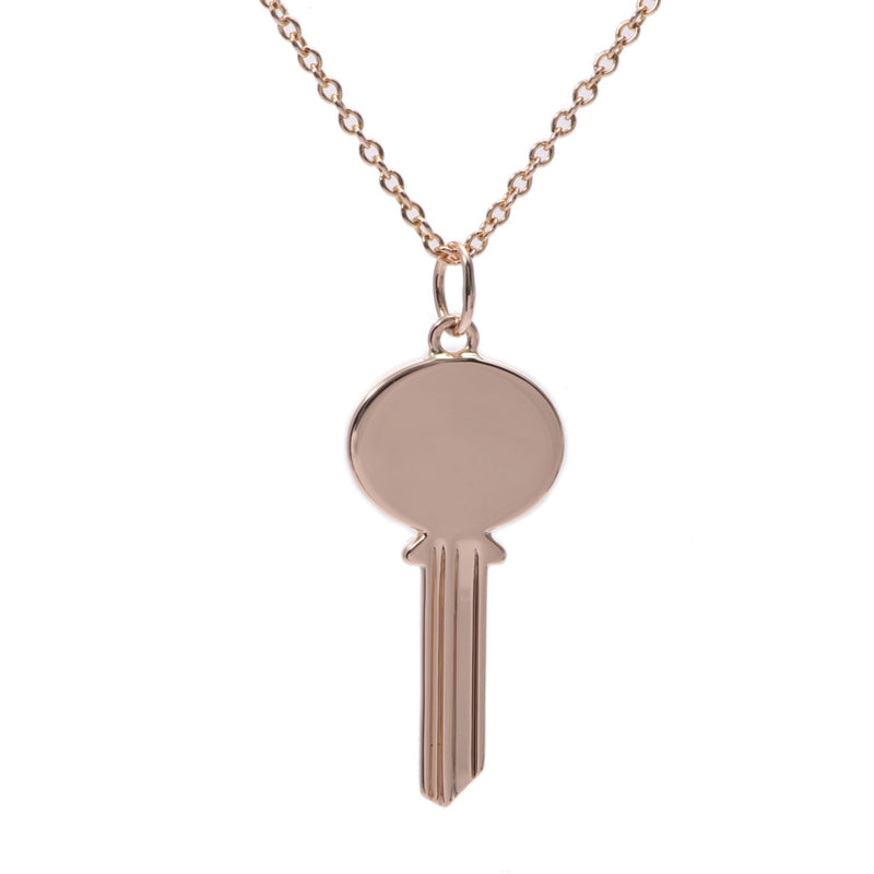 Tiffany & Co Tiffany modern key oval key pendant small ladies k18pg / k18rg Necklace
