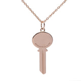 TIFFANY&Co.蒂芙尼摩登钥匙外套挂件小女士K18PG/K18RG项链A等级二手银藏
