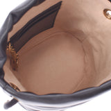 Gucci GG Martini mini baguette bag black gold hardware 575163 women's Leather Shoulder Bag