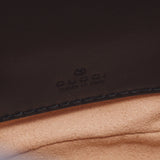 Gucci GG Martini mini baguette bag black gold hardware 575163 women's Leather Shoulder Bag