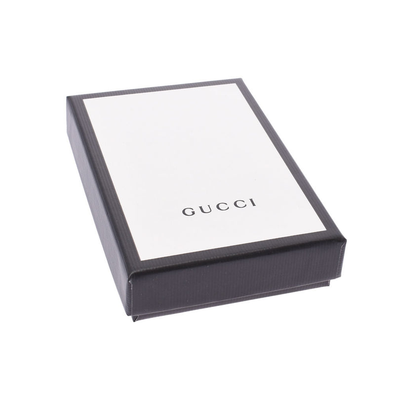 GUCCI グッチ GGマーモント  黒/ベージュ/赤 573812 ユニセックス レザー カードケース 新品 銀蔵