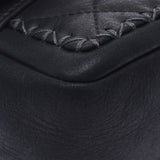 CHANEL シャネル マトラッセ チェーンショルダー 黒 アンティーク調ゴールド金具 レディース レザー ショルダーバッグ Aランク 中古 銀蔵