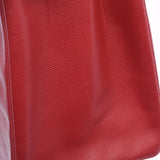 Hermes Hermes Burkin 35 Rouge Big Gold Bracket □ A Engraved (around 1997) Unisex Kushbel Handbag A-rank used Silgrin