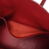 Hermes Hermes Burkin 35 Rouge Big Gold Bracket □ A Engraved (around 1997) Unisex Kushbel Handbag A-rank used Silgrin