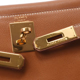 Hermes Hermes Kelly Mo 28 2way Bag Gold Gold支架○Z刻（1996年左右）女性的Vog复兴手提包A-Rank使用Silgrin