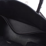 HERMES エルメス バーキン 30 黒 パラジウム金具 □K刻印(2007年頃) レディース オーストリッチ ハンドバッグ Aランク 中古 銀蔵