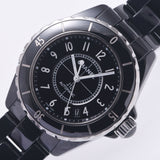 CHANEL Chanel, J12 38mm H0685 Menzkuro ceramic /SS wrist/black, black and white, A-rank, used silver storehouse