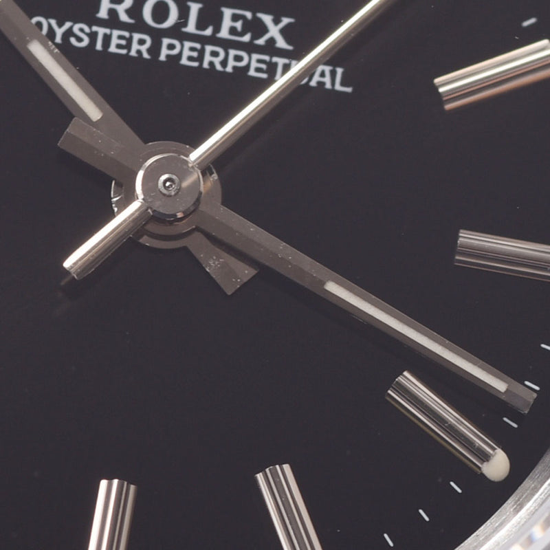 ROLEX ロレックス オイスターパーペチュアル 67180 レディース SS 腕時計 自動巻き 黒文字盤 Aランク 中古 銀蔵