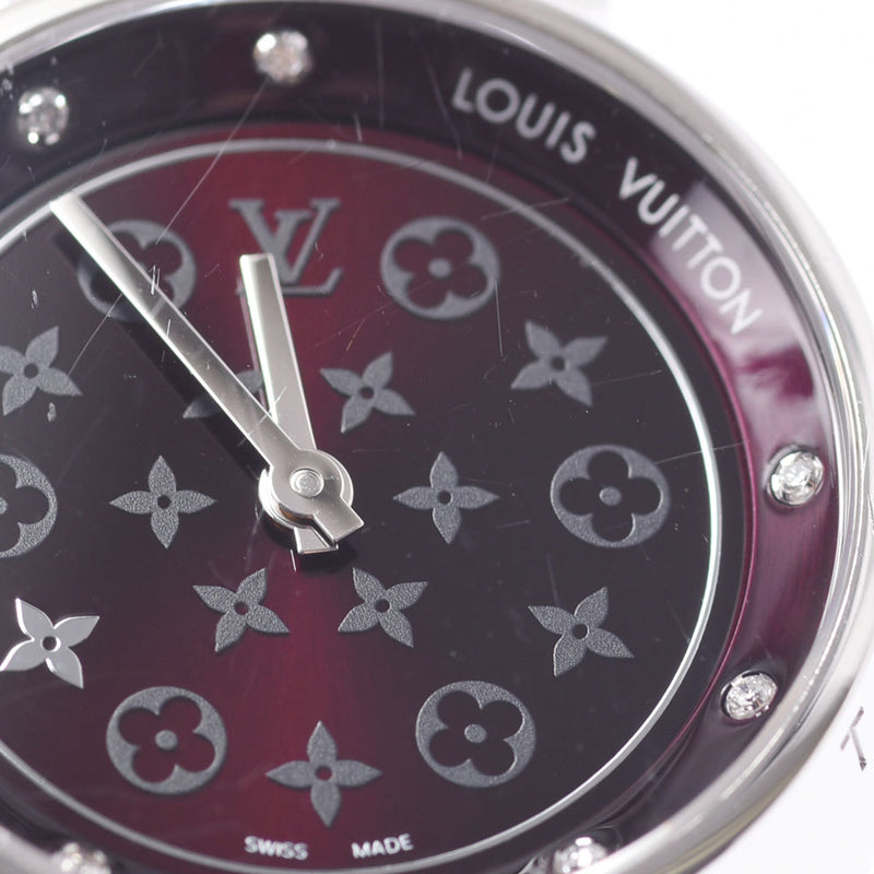 Louis Vuitton Tambour Monogram Verni Ladies Quartz Battery Watch