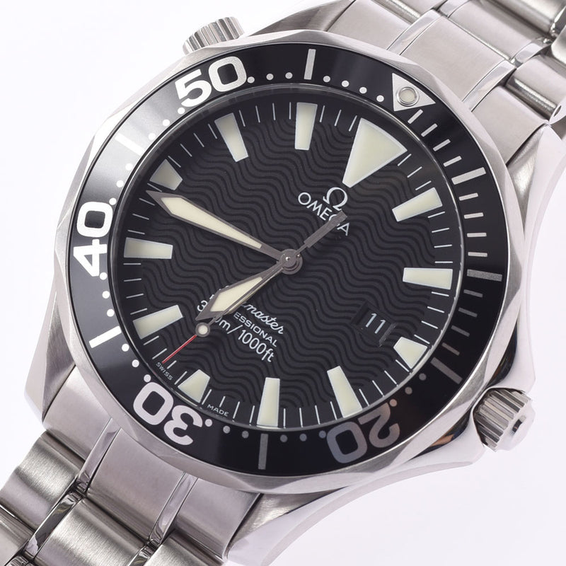 Omega Omega Seamaster Professional 300M 2264.50男装手表石英黑桌A级使用过Silgrin