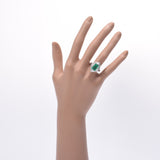 Other Emerald 2.73CT Diamond 0.74ct 13 Ladies PT900 Platinum Ring / Ring A Rank Used Silgrin