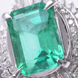 Other Emerald 2.73CT Diamond 0.74ct 13 Ladies PT900 Platinum Ring / Ring A Rank Used Silgrin