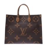 LOUIS VUITTON ルイヴィトン モノグラム リバース オンザゴーGM 2WAYトート ブラウン M45320 ユニセックス モノグラムリバースキャンバス ハンドバッグ Aランク 中古 銀蔵