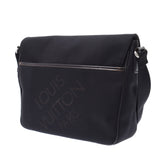 LOUIS VUITTON ルイヴィトン ダミエ ジェアン プチメサジェ ノワール（黒） M93618 ユニセックス キャンバス/レザー ショルダーバッグ Bランク 中古 銀蔵