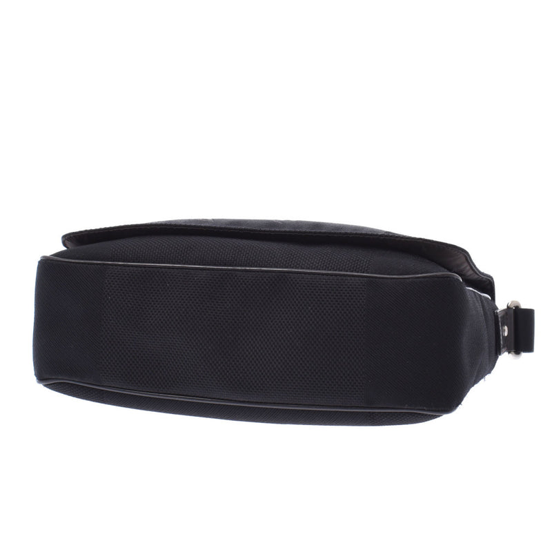 LOUIS VUITTON ルイヴィトン ダミエ ジェアン プチメサジェ ノワール（黒） M93618 ユニセックス キャンバス/レザー ショルダーバッグ Bランク 中古 銀蔵