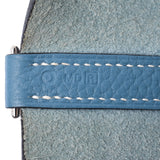 Hermes Hermes Picon Lock PM Blu Jean Silver Bracket □ R Handle (around 2014) Ladies Triyo Clemance Handbags AB Rank Used Silgrin