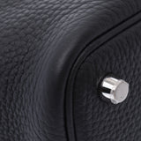 Hermes Hermes Picon Lock PM Black Silver Football Y Champion (around 2020) Ladies Triyo Clemance Handbag New Sinkjo