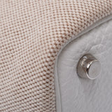 Hermes Hermes Picon PM White Silver Bracket □ I Engraved (around 2005) Women's Towal Officier / Leather Handbag AB Rank Used Silgrin